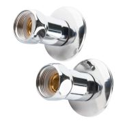 Комплект подключения полотенцесушителя Прямой 1«х1» Г-Ш (муфта  2шт, отражатель 2шт)