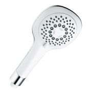 Лейка для душа LEMARK LM0815CWhite,  5-функциональная 117х251 мм, хром/белый, блистер