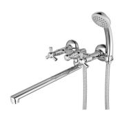 Смеситель для ванны двуручковый LEMARK LM7451C CONTOUR излив 300мм