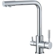 Смеситель для кухни SAVOL S-L1801, монокомандный 2в1 с выходом питьевой воды из фильтра