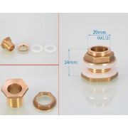 Сгон для бака (латунь) 1/2