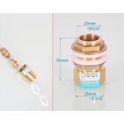 Сгон для бака (латунь) 1/2