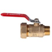 Кран шаровой NHV 20 3/4  на нерж трубу, нерж - нар. резьба 3/4