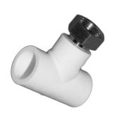 Тройник c накидной гайкой PPR 20x1/2*