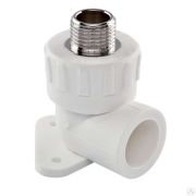 Угольник комбинированный с креплением PPR M 20x1/2