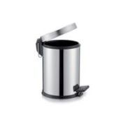 Урна с педалью 5л  металл (уценка, витринный образец, дефекты покрытия)