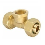 Фитинг для нерж труб/тройник нерж.-резьб вн.-нерж. TF 32-11/4