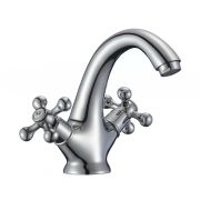Смеситель для раковины Fmark FM1019 двухручковый