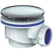 Сифон Unicorn G411Н для душевого поддона, хромированный выпуск 115мм