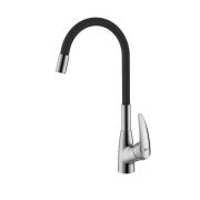 Смеситель для раковины Lemark LM0415C-Black LINARA монокомандный с гибким изливом