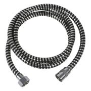 Шланг для душа 150 см PVC черный неперекручивающийся DEVIDA DVC03004N
