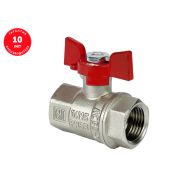 Кран шаровой для воды VALFEX PREMIUM никель 3/4