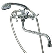 Смеситель для ванны двухручковый D-lin D146810-6 излив 30см